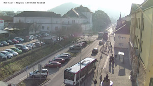 Město Tišnov - Riegerova ulice - 20.3.2026 v 07:45 Město Tišnov - Riegerova ulice - 20.3.2026 v 07:45