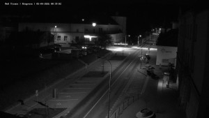Město Tišnov - Riegerova ulice - 5.4.2026 v 00:45 Město Tišnov - Riegerova ulice - 5.4.2026 v 00:45