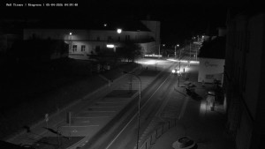 Město Tišnov - Riegerova ulice - 5.4.2026 v 04:15 Město Tišnov - Riegerova ulice - 5.4.2026 v 04:15