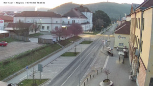 Město Tišnov - Riegerova ulice - 5.4.2026 v 06:15 Město Tišnov - Riegerova ulice - 5.4.2026 v 06:15