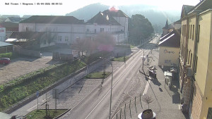 Město Tišnov - Riegerova ulice - 5.4.2026 v 08:15 Město Tišnov - Riegerova ulice - 5.4.2026 v 08:15