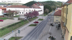 Město Tišnov - Riegerova ulice - 5.4.2026 v 15:45 Město Tišnov - Riegerova ulice - 5.4.2026 v 15:45