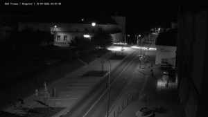 Město Tišnov - Riegerova ulice - 19.4.2026 v 04:15 Město Tišnov - Riegerova ulice - 19.4.2026 v 04:15