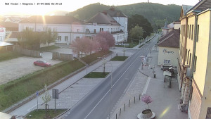 Město Tišnov - Riegerova ulice - 19.4.2026 v 06:45 Město Tišnov - Riegerova ulice - 19.4.2026 v 06:45