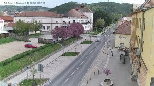 Město Tišnov - Riegerova ulice - 19.4.2026 v 13:15 Město Tišnov - Riegerova ulice - 19.4.2026 v 13:15