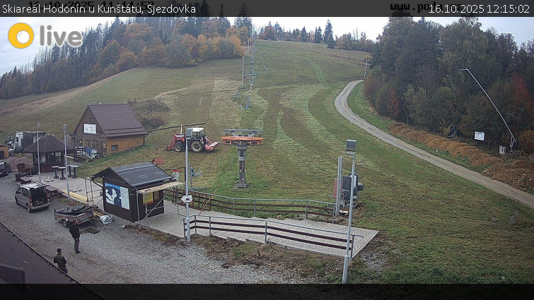 Skiareál Hodonín u Kunštátu - Sjezdovka - 16.10.2025 v 12:15 Skiareál Hodonín u Kunštátu - Sjezdovka - 16.10.2025 v 12:15