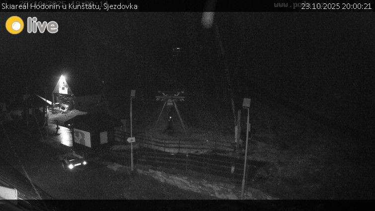 Skiareál Hodonín u Kunštátu - Sjezdovka - 23.10.2025 v 20:00 Skiareál Hodonín u Kunštátu - Sjezdovka - 23.10.2025 v 20:00