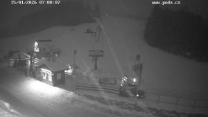 Skiareál Hodonín u Kunštátu - Sjezdovka - 15.1.2026 v 07:00 Skiareál Hodonín u Kunštátu - Sjezdovka - 15.1.2026 v 07:00