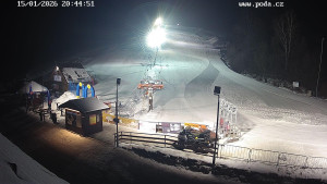 Skiareál Hodonín u Kunštátu - Sjezdovka - 15.1.2026 v 20:45 Skiareál Hodonín u Kunštátu - Sjezdovka - 15.1.2026 v 20:45