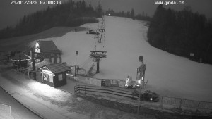 Skiareál Hodonín u Kunštátu - Sjezdovka - 29.1.2026 v 07:00 Skiareál Hodonín u Kunštátu - Sjezdovka - 29.1.2026 v 07:00