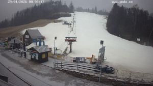 Skiareál Hodonín u Kunštátu - Sjezdovka - 29.1.2026 v 08:00 Skiareál Hodonín u Kunštátu - Sjezdovka - 29.1.2026 v 08:00