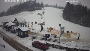 Skiareál Hodonín u Kunštátu - Sjezdovka - 29.1.2026 v 15:15 Skiareál Hodonín u Kunštátu - Sjezdovka - 29.1.2026 v 15:15