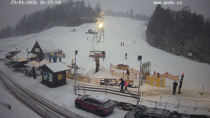 Skiareál Hodonín u Kunštátu - Sjezdovka - 29.1.2026 v 16:30 Skiareál Hodonín u Kunštátu - Sjezdovka - 29.1.2026 v 16:30