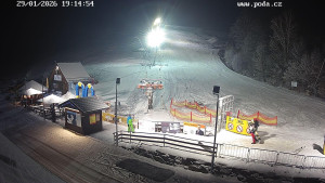 Skiareál Hodonín u Kunštátu - Sjezdovka - 29.1.2026 v 19:15 Skiareál Hodonín u Kunštátu - Sjezdovka - 29.1.2026 v 19:15