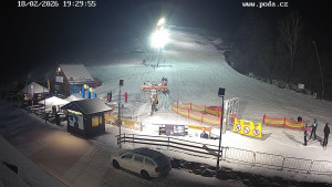 Skiareál Hodonín u Kunštátu - Sjezdovka - 18.2.2026 v 19:30 Skiareál Hodonín u Kunštátu - Sjezdovka - 18.2.2026 v 19:30