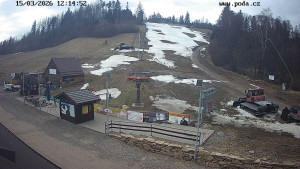 Skiareál Hodonín u Kunštátu - Sjezdovka - 15.3.2026 v 12:15 Skiareál Hodonín u Kunštátu - Sjezdovka - 15.3.2026 v 12:15