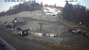 Skiareál Hodonín u Kunštátu - Sjezdovka - 22.3.2026 v 06:15 Skiareál Hodonín u Kunštátu - Sjezdovka - 22.3.2026 v 06:15