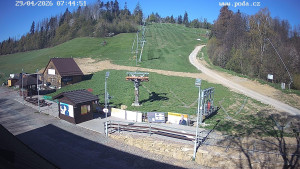 Skiareál Hodonín u Kunštátu - Sjezdovka - 29.4.2026 v 08:45 Skiareál Hodonín u Kunštátu - Sjezdovka - 29.4.2026 v 08:45