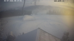 Sjezdovka, panorama východ