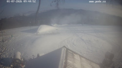 Sjezdovka, panorama východ