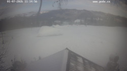 Sjezdovka, panorama východ