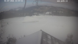 Sjezdovka, panorama východ