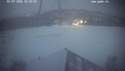 Sjezdovka, panorama východ