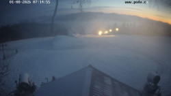 Sjezdovka, panorama východ