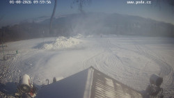 Sjezdovka, panorama východ