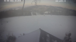 Sjezdovka, panorama východ