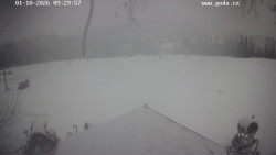 Sjezdovka, panorama východ