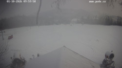 Sjezdovka, panorama východ