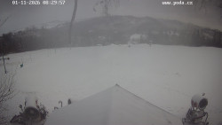 Sjezdovka, panorama východ