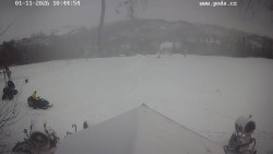 Sjezdovka, panorama východ