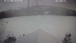 Sjezdovka, panorama východ