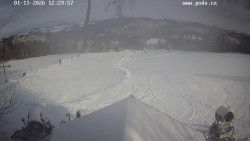 Sjezdovka, panorama východ