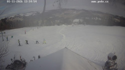 Sjezdovka, panorama východ