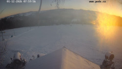 Sjezdovka, panorama východ