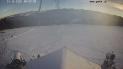 Sjezdovka, panorama východ