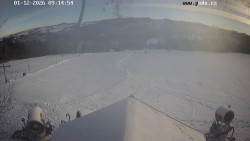 Sjezdovka, panorama východ