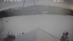 Sjezdovka, panorama východ