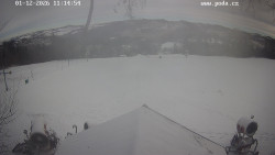 Sjezdovka, panorama východ