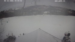 Sjezdovka, panorama východ