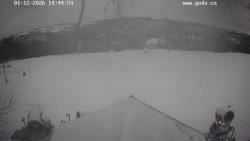 Sjezdovka, panorama východ