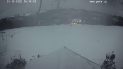 Sjezdovka, panorama východ