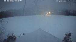 Sjezdovka, panorama východ