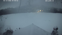 Sjezdovka, panorama východ