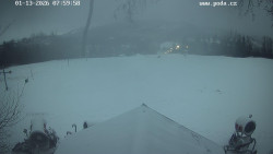 Sjezdovka, panorama východ