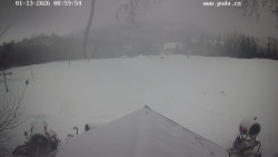 Sjezdovka, panorama východ