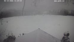 Sjezdovka, panorama východ